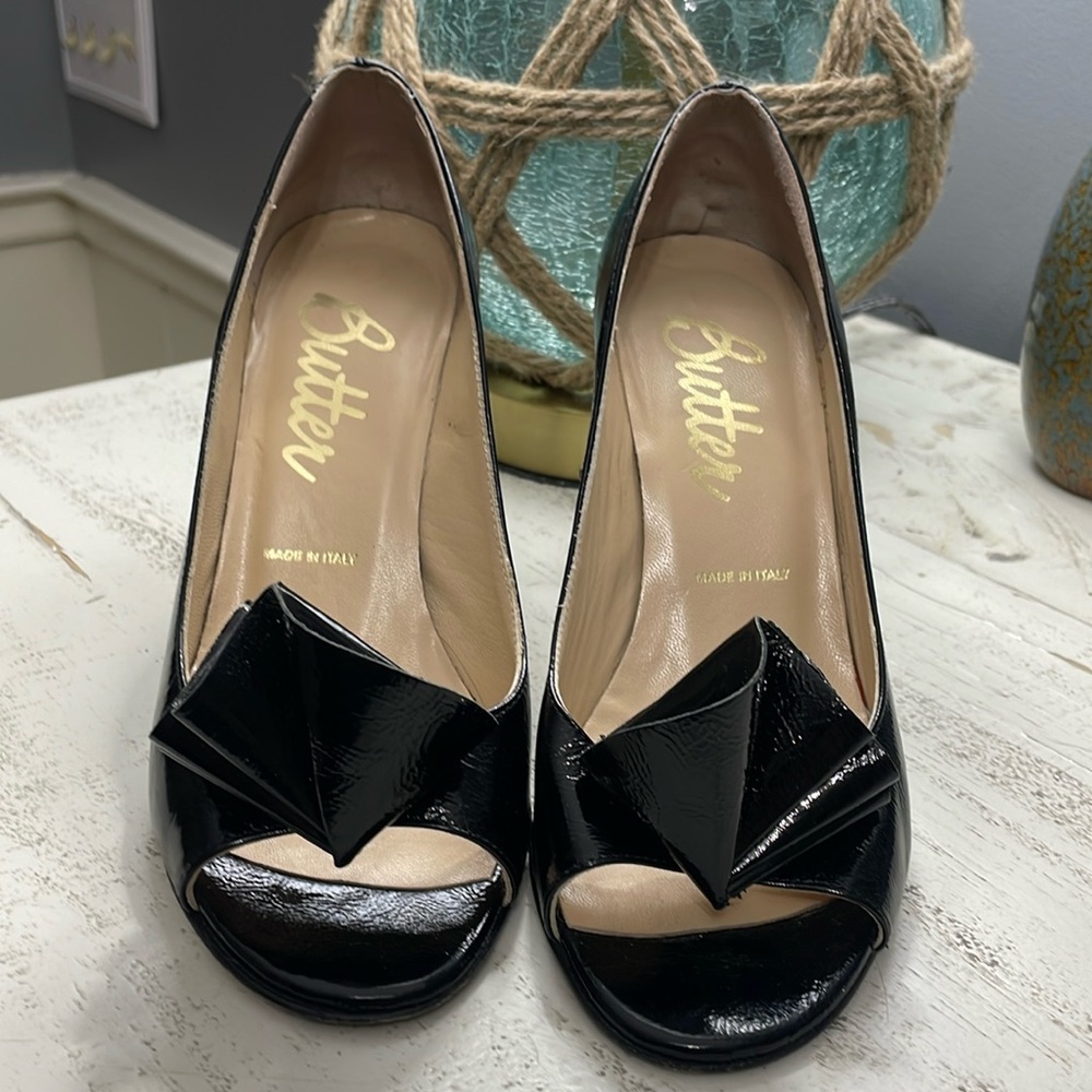 Designer butter open toe Stiletto Heel Pumps